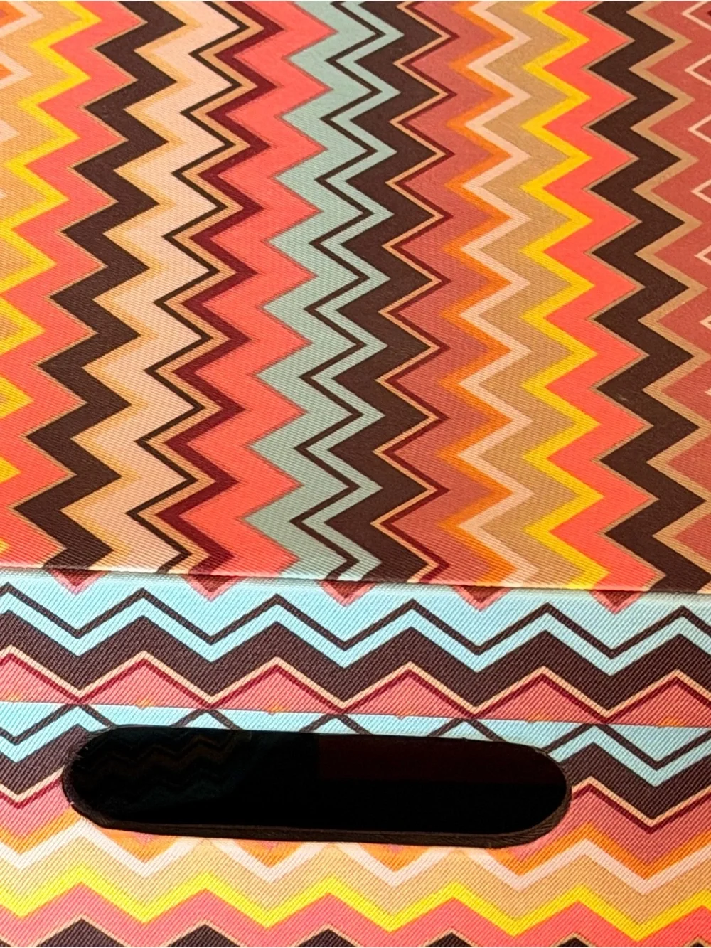 Missoni for Target Chevron Storage Box Bin with Lid Organizer